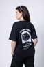 T-SHIRT NOIR "COOL KIDS CARE ABOUT THE PLANET"
