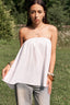 TOP FLUIDE BLANC OPALE