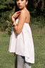TOP FLUIDE BLANC OPALE