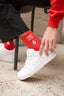 CHAUSSETTES UNISEXES ROUGES "PERFECT MATCH"