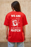 T-SHIRT ROUGE "PERFECT MATCH"