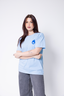 T-SHIRT BLEU CLAIR "PERFECT MATCH"