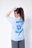 T-SHIRT BLEU CLAIR "PERFECT MATCH"